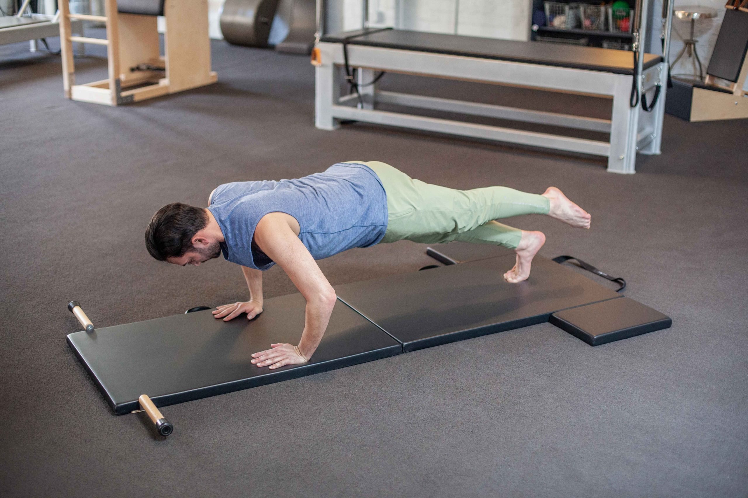 The Folding Mat from Contrology is the ultimate upgrade on the traditional exercise mat. Photo courtesy of Contrology