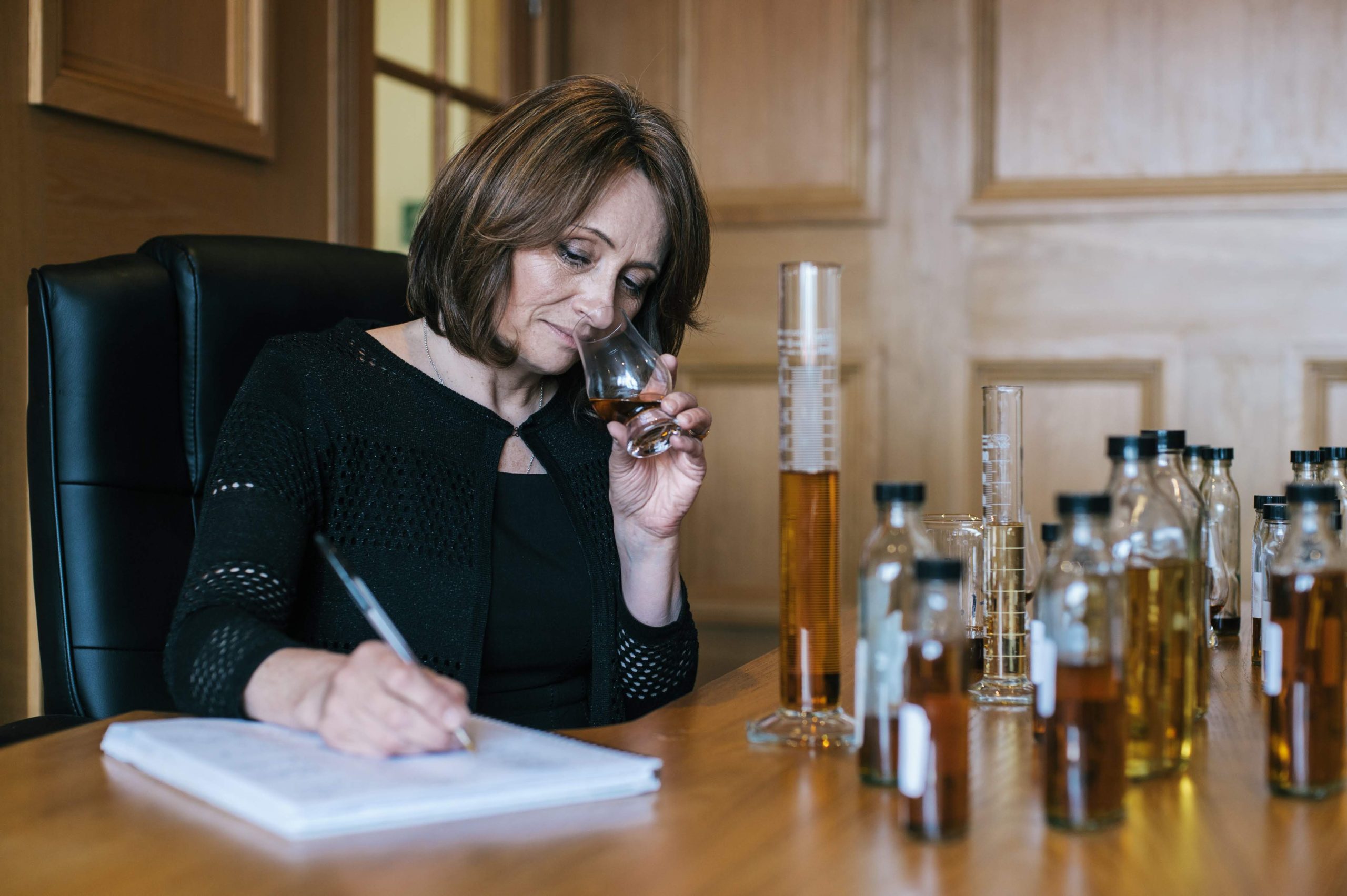 Dr. Rachel Barrie, a master whiskey blender at BenRiach
