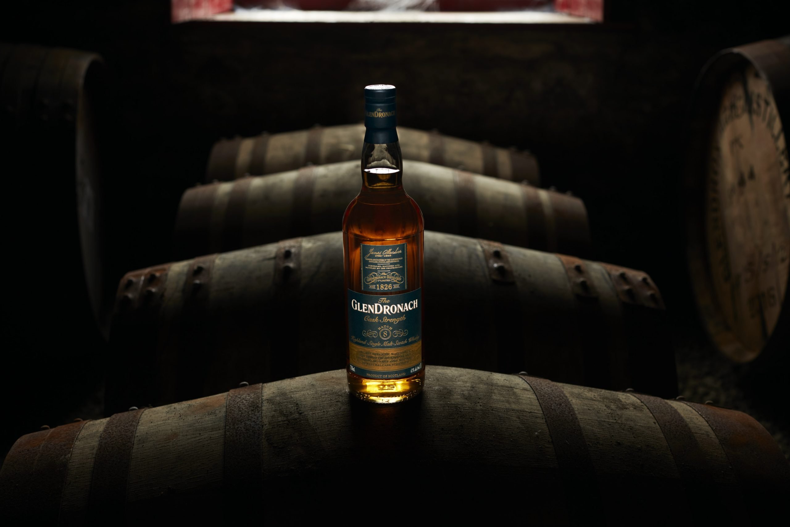 GlenDronach is aged in sherry casks giving it a full bodied, rich flavoring. Photo courtesy of GlenDronach