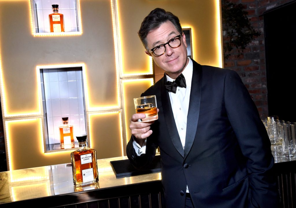 Stephen Colbert extends a toast with the storied Hilhaven Lodge Whiskey|Four Roses Whiskey Distillery|Lexie Larsen
