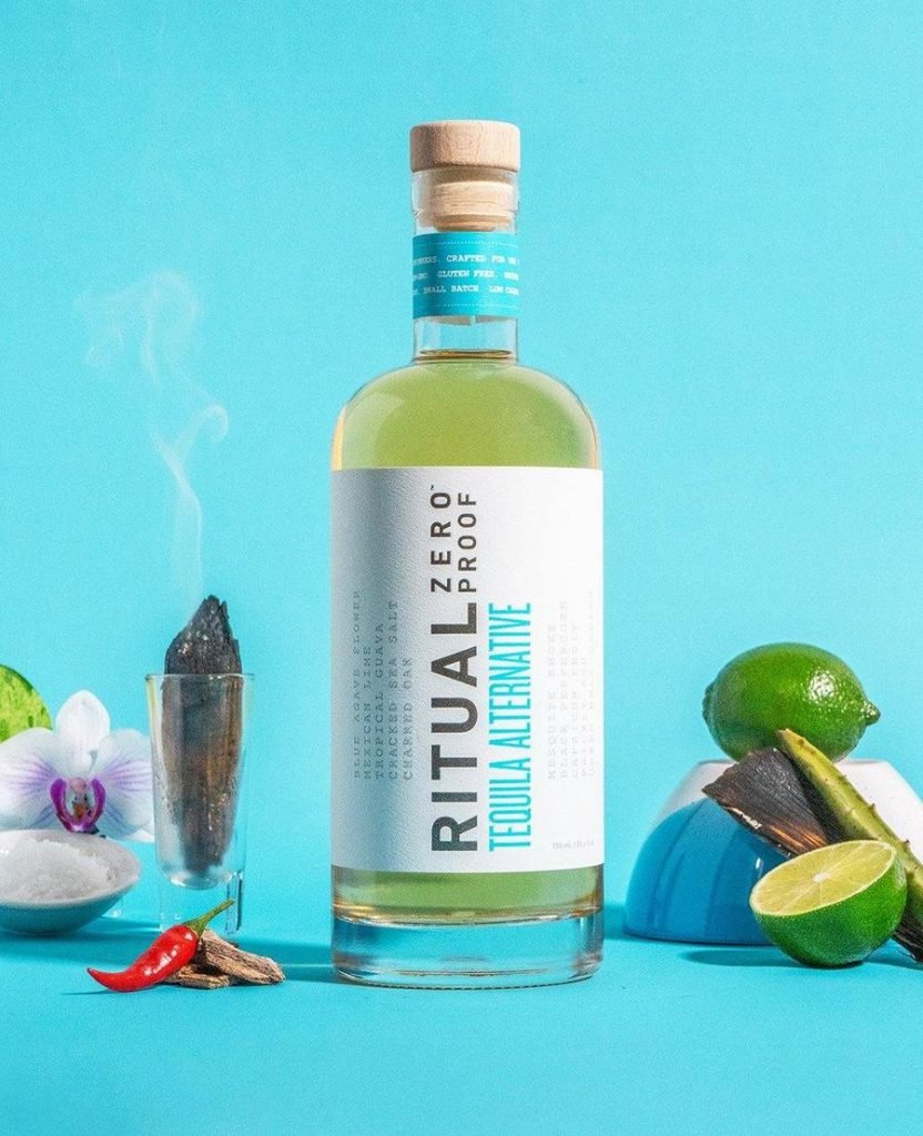 Ritual Zero Proof Tequila loses the carbs and alcohol while staying true to the flavor and bite of alcoholic tequilas. Photo courtesy of Ritual