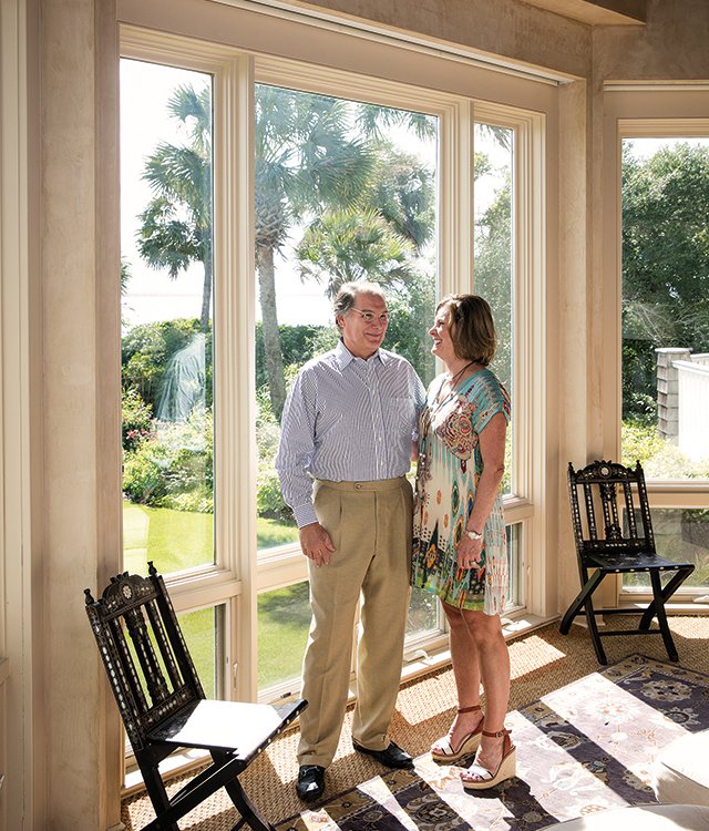 Buddy Darby and his wife Tammy, at their home in South Carolina.