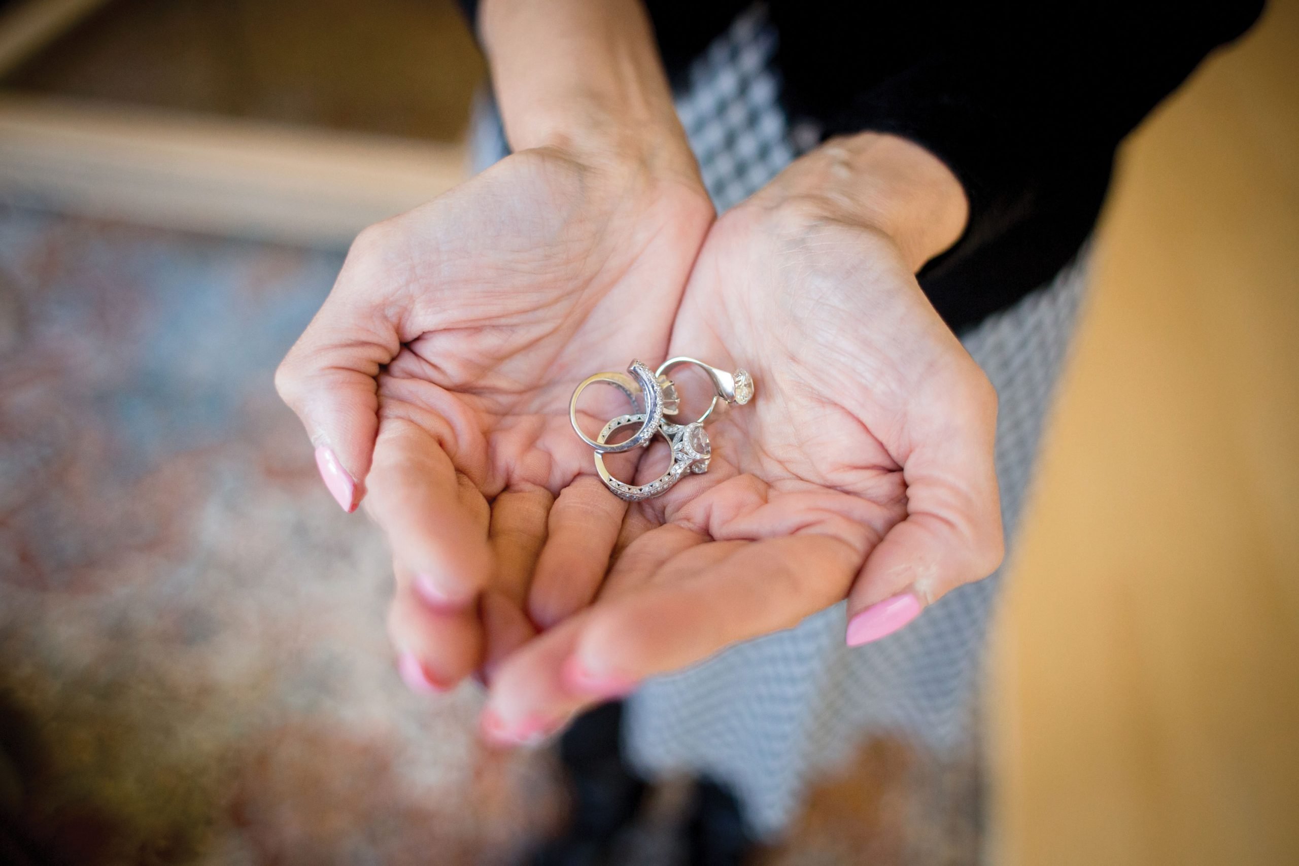 PURE helped save some of Nina's rings after a fire