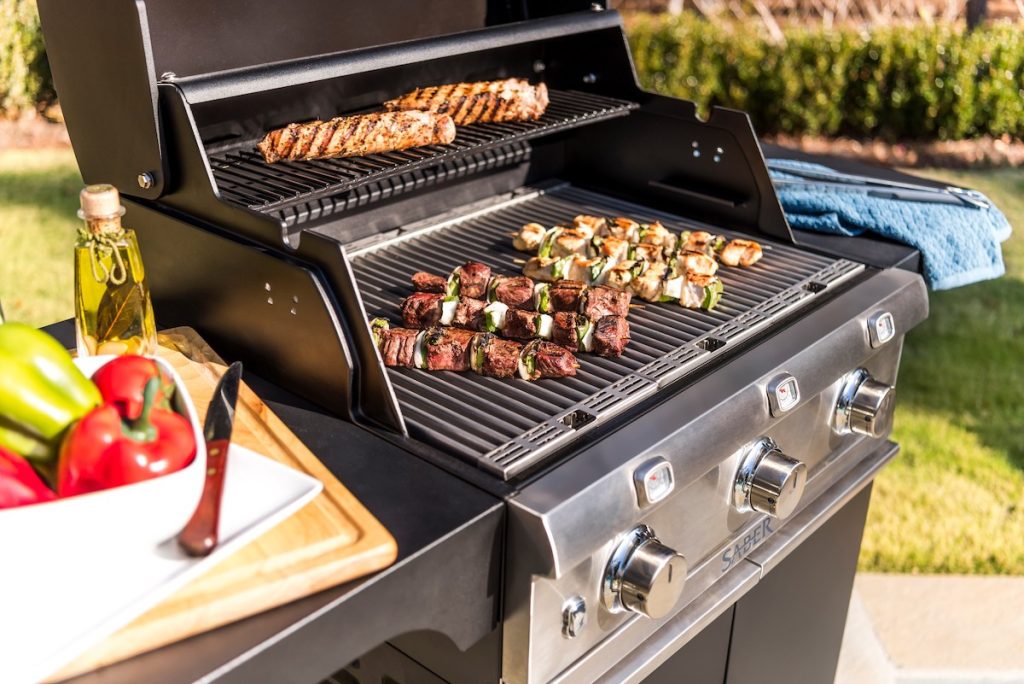 Elegant and high-tech, you won’t strike out this Father’s Day with the Saber Elite Grill. Photo courtesy of Saber