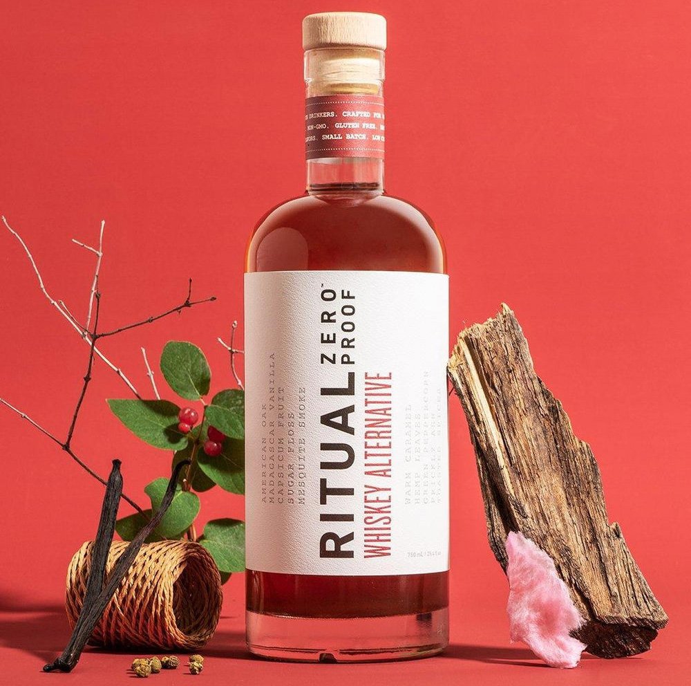 For the drinkers who think ahead: Ritual Zero Proof Whiskey is the leading non-alcoholic whiskey on the market for anyone hoping to skip the hangovers while enjoying the party. Photo courtesy of Ritual