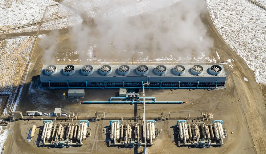 Fervo Energy's 3.5-megawatt enhanced geothermal plant in Nevada.